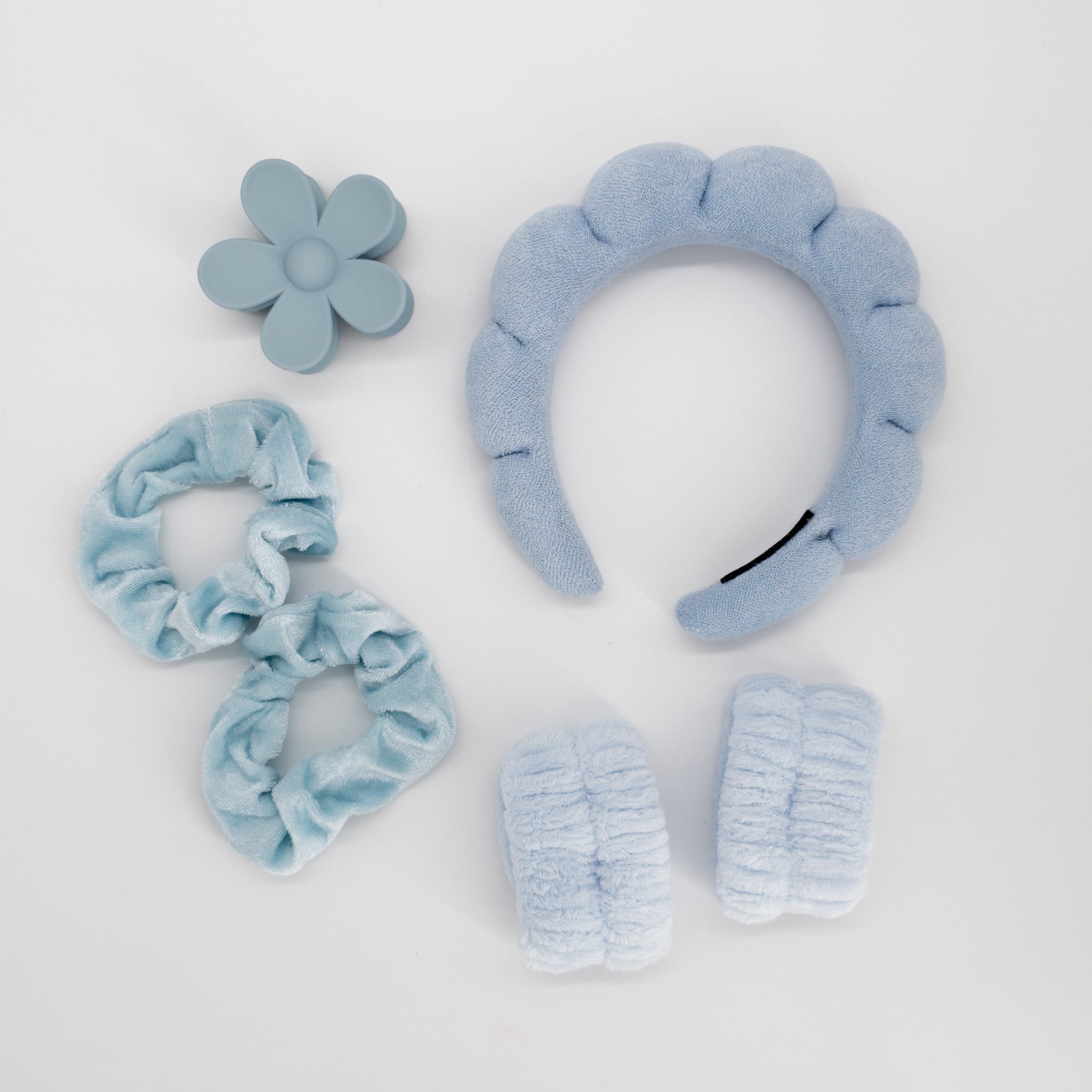 6pcs Hairband Set Blue
