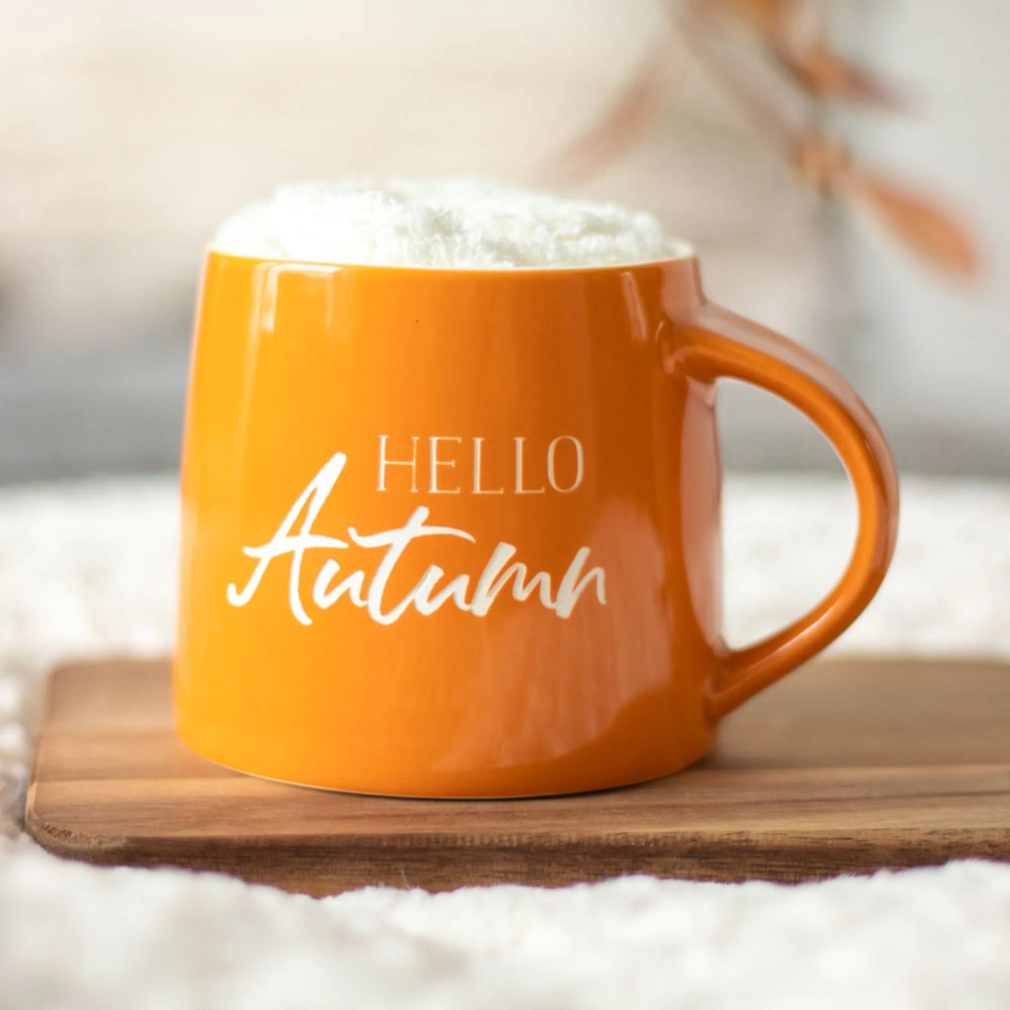 Hello Autumn Mug & Cosy Socks