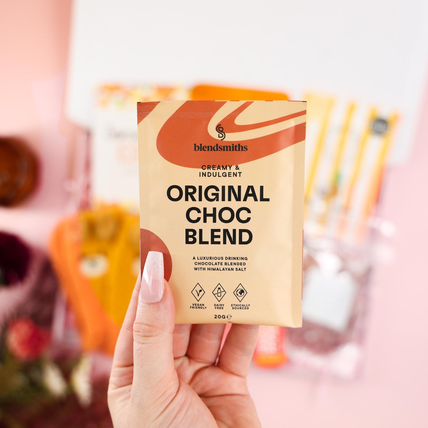 Warm Autumn Snuggles Box – pamper set for her with bear socks, bath salts, and sweet treats