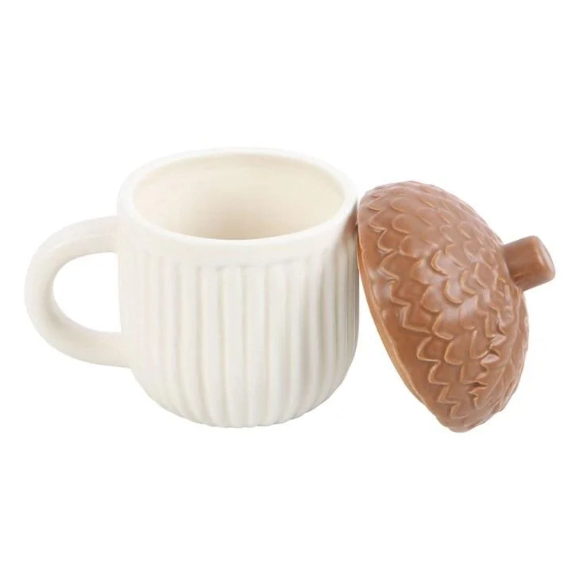 Self Care Gift – Acorn Ceramic Mug for tea, coffee, and hot chocolate