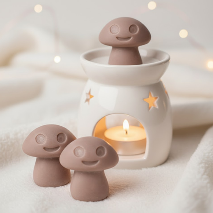 Autumn gifts for her – Mushroom Wax Melts for cosy and relaxing nights