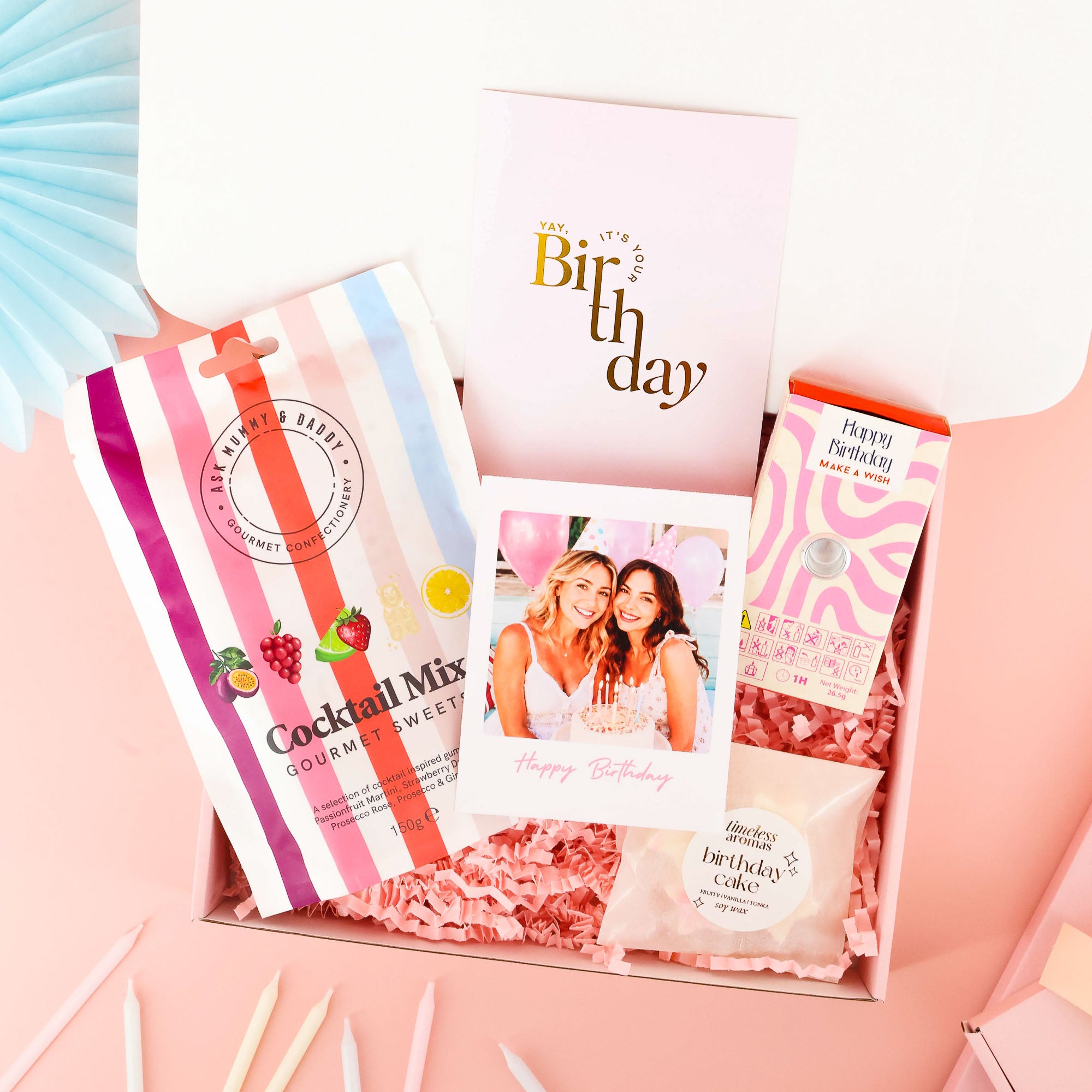 birthday gift – personalised birthday memory gift box with keepsake photo