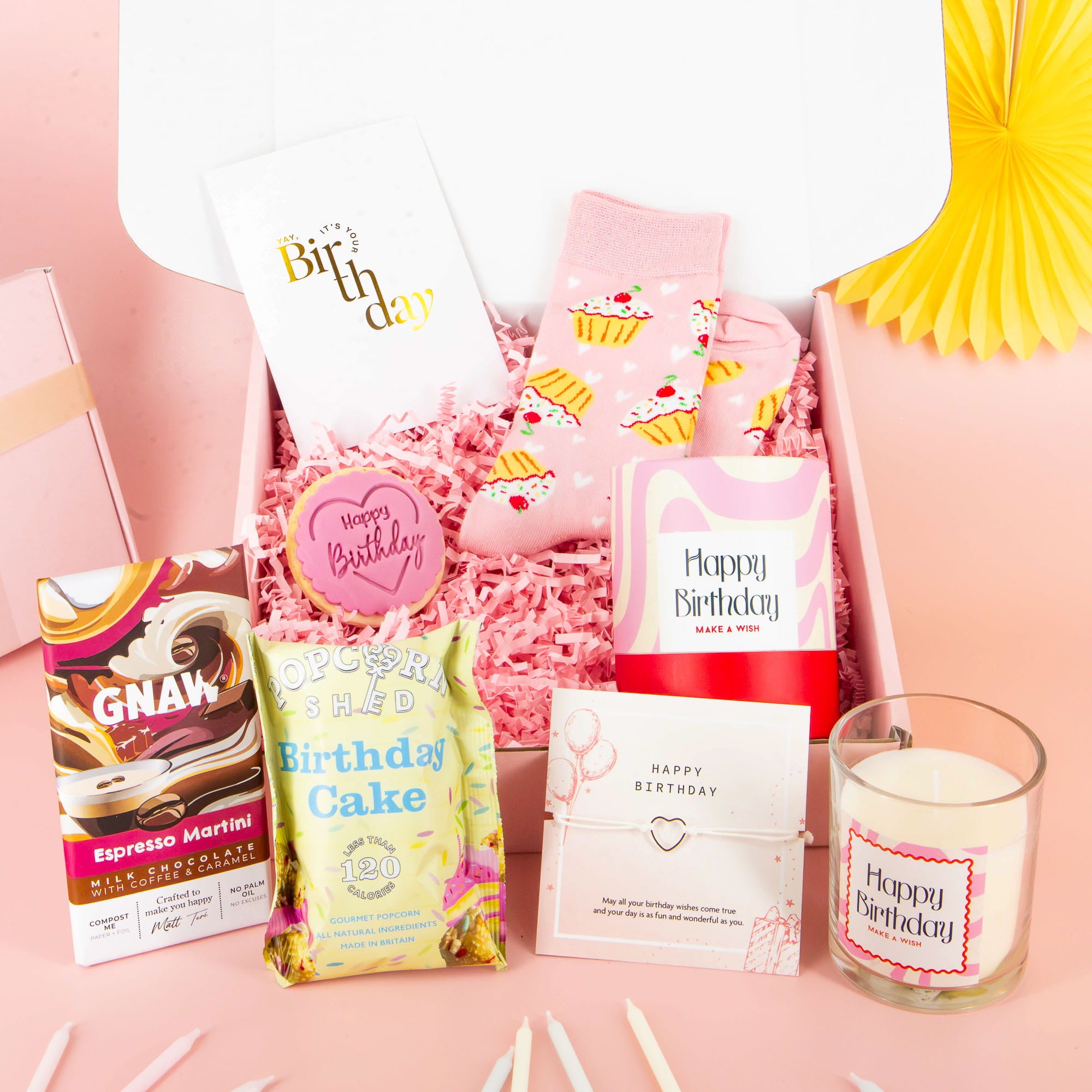 birthday gift box – Make A Wish Birthday Box with sweet treats