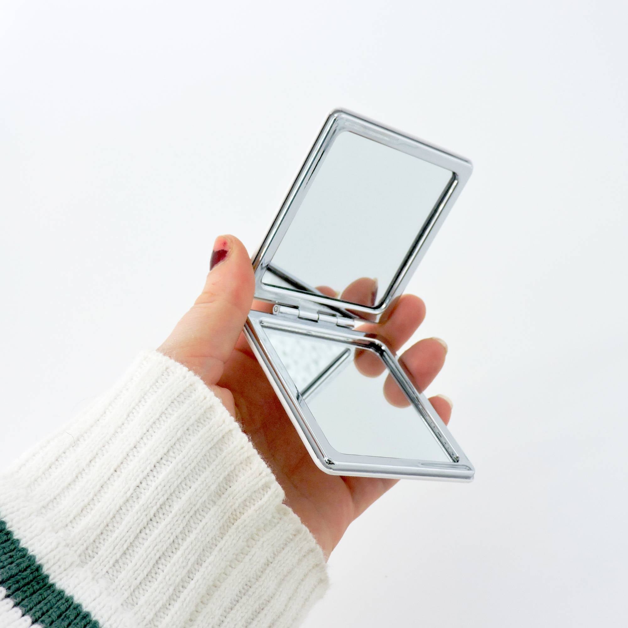 Bow & Heart Compact Mirror