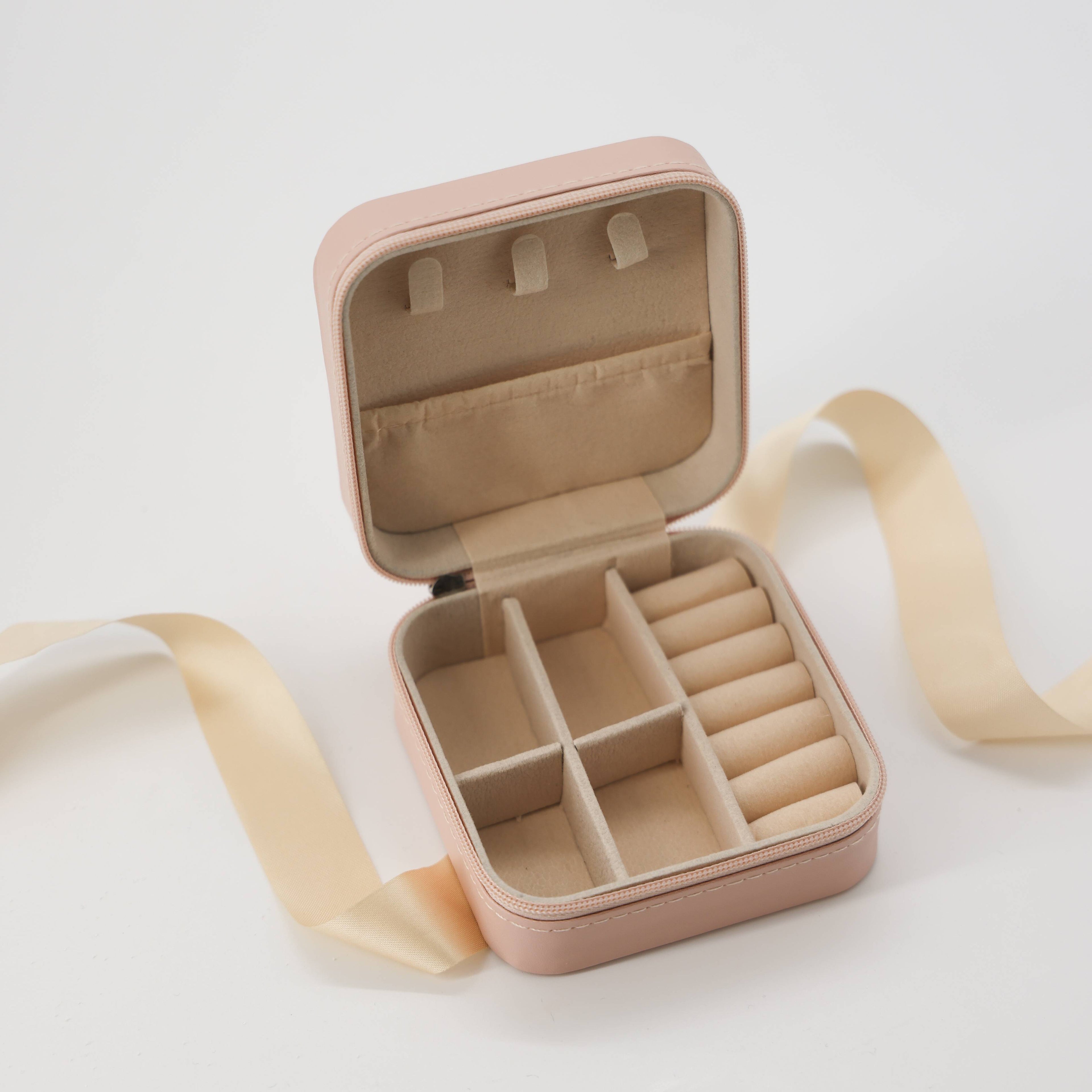 Pink Bride Jewellery Box – compact wedding keepsake for her