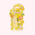 Bubble T Tropical Lip Balm, designed for easy application, offers moisturizing benefits with shea butter and jojoba oil for soft, hydrated lips.