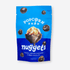 Popcorn Shed Chocolate-covered Caramel Popcorn: Close-up of popcorn coated in milk chocolate, bag showing popcorn bowl image, ideal indulgence for gifting, sharing, or personal treat.
