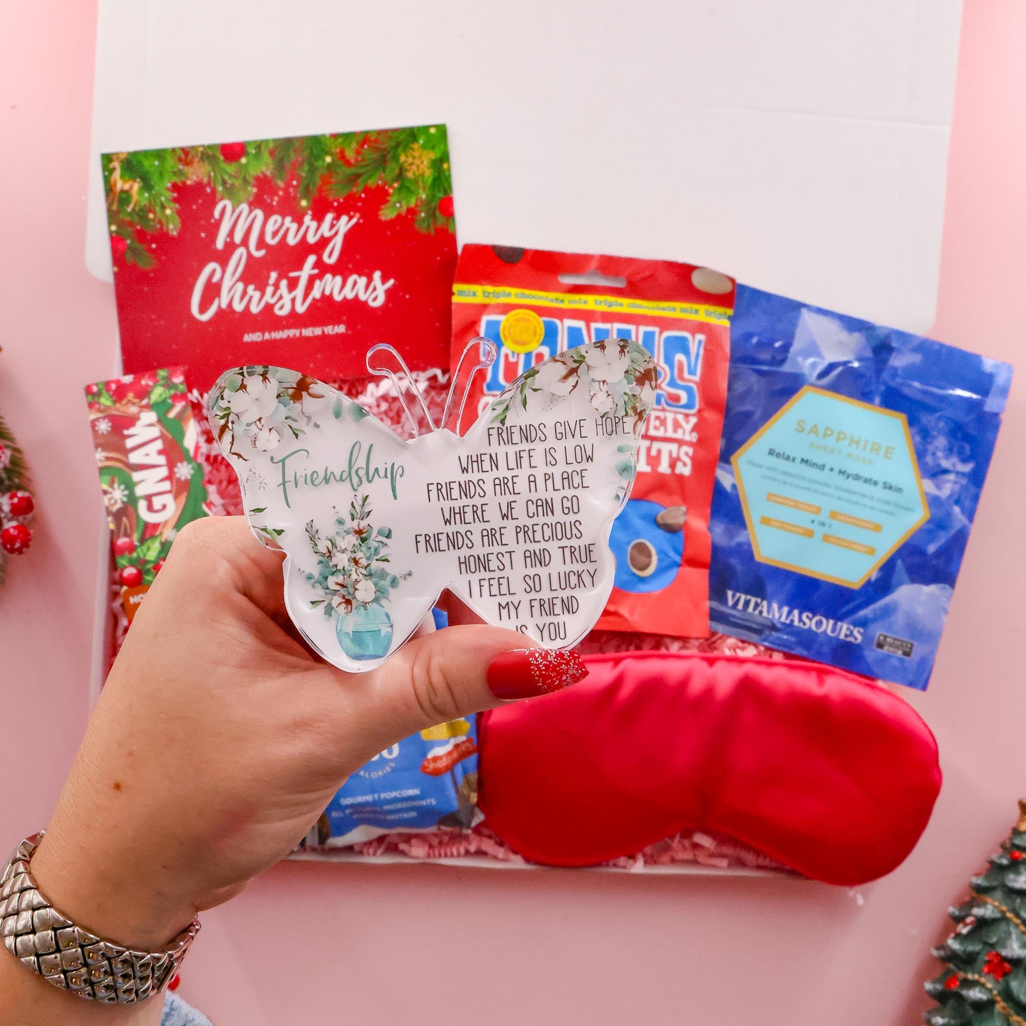 Christmas self care and treats box – holiday gift for a special friend