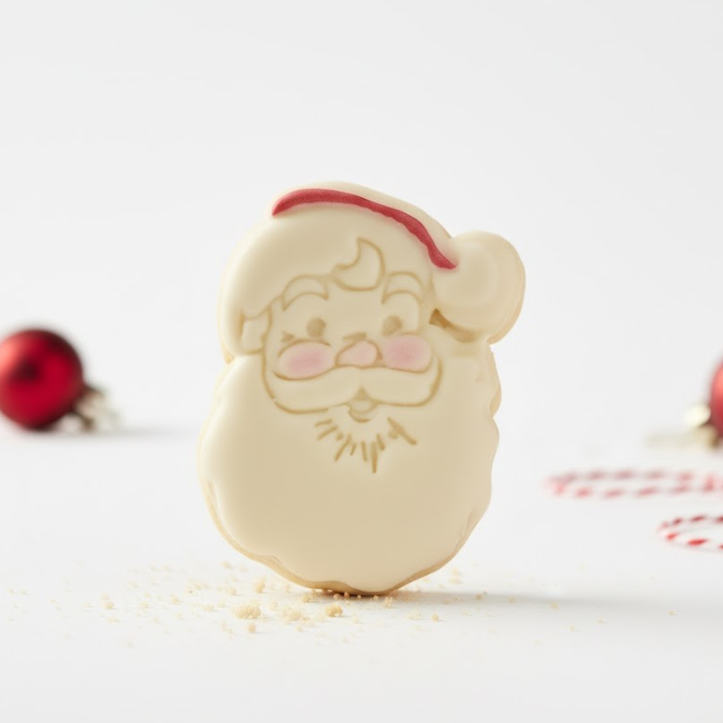 Christmas gifts – hand-decorated Santa Iced Biscuit for festive gifting
