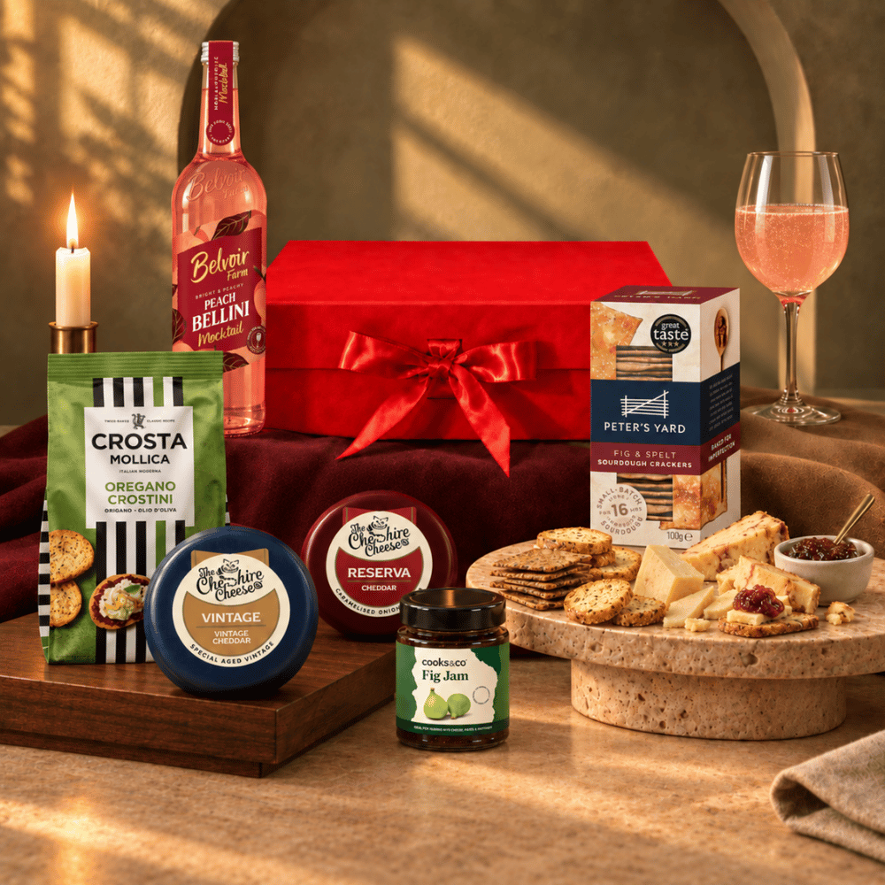 Corporate gifts Savour & Sip Gourmet Hamper with alcohol-free drink