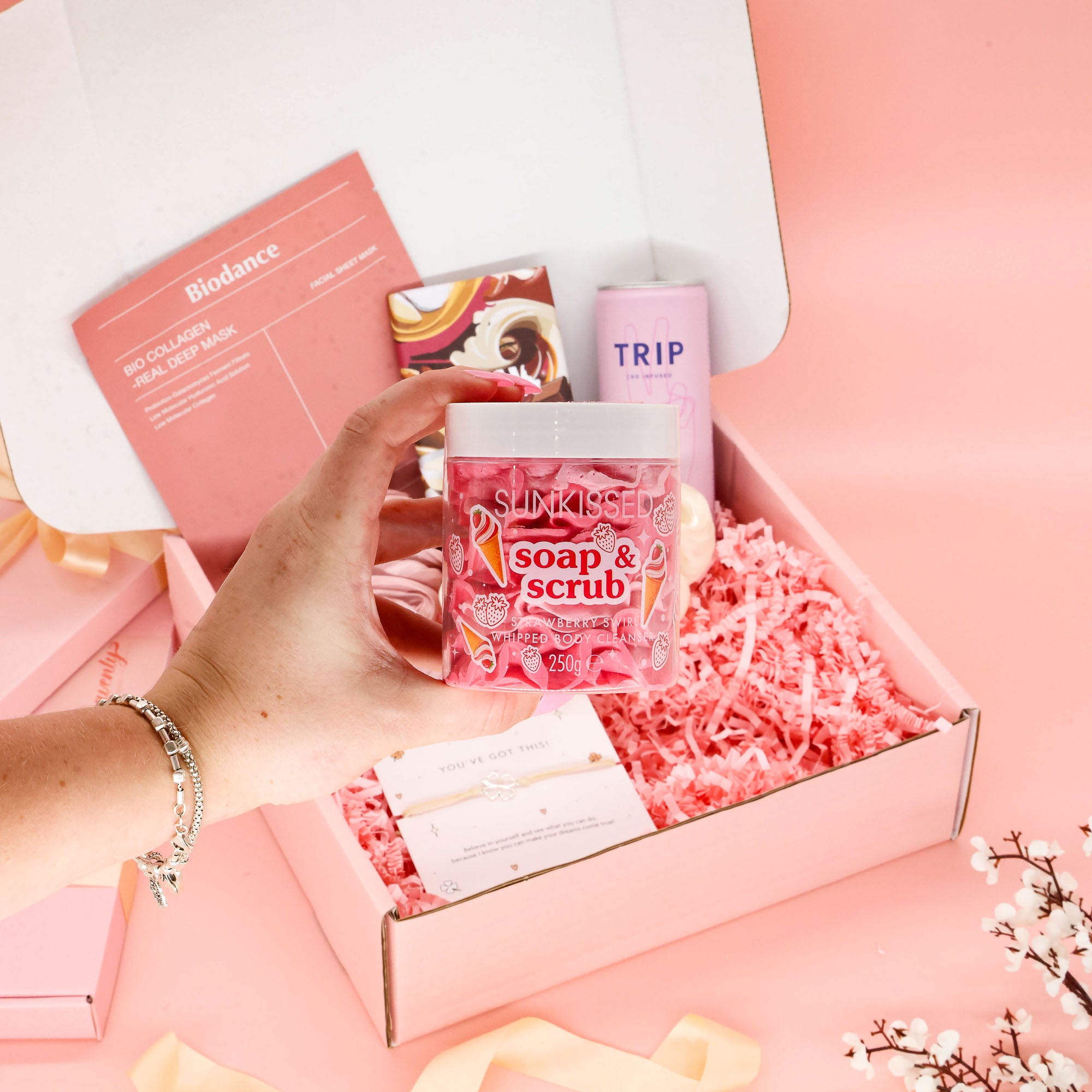 exam gift – Believe In Yourself exam care package for her