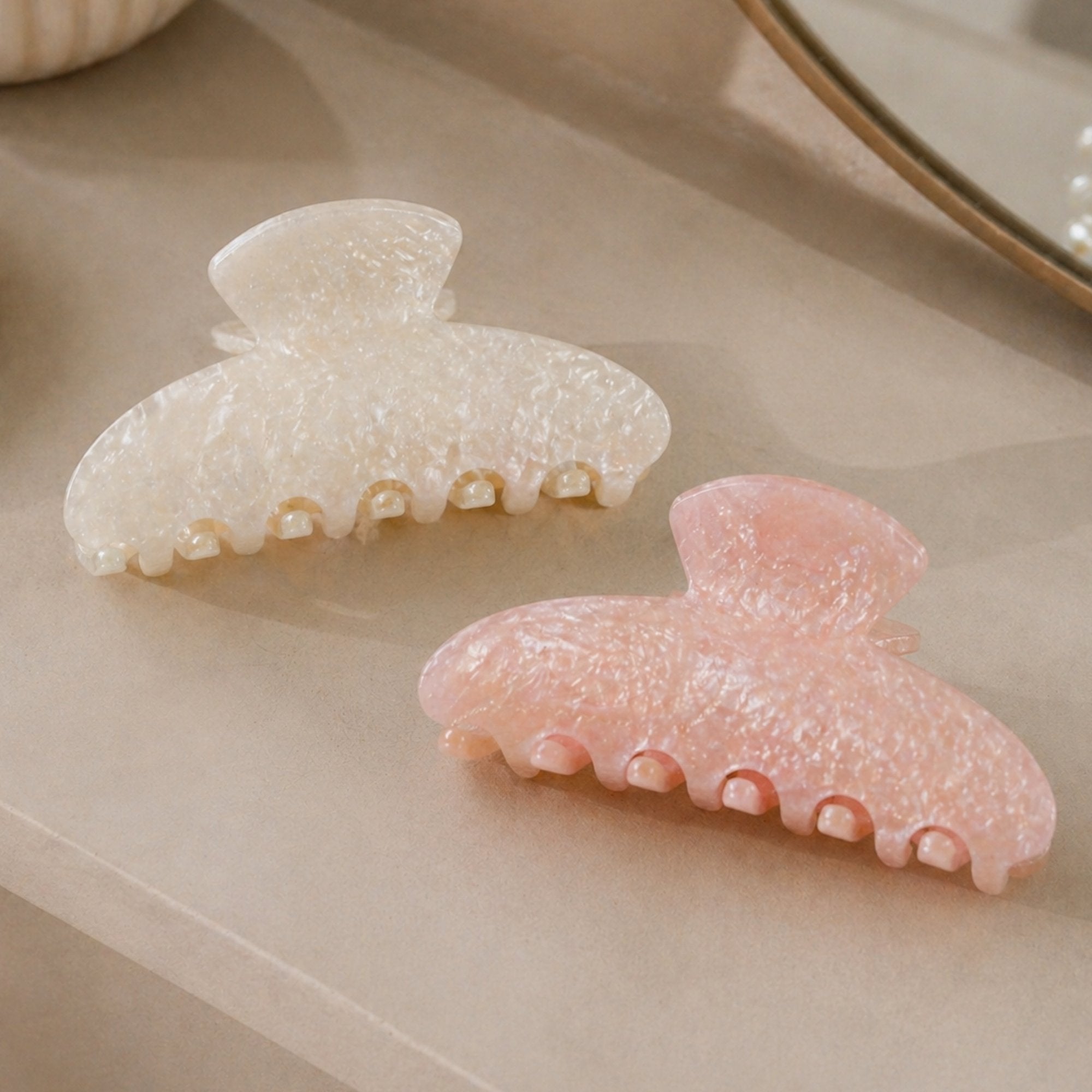 gifts for her – marble hair clip elegant claw clip for everyday styling