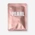 Pearl Brightening Mask: A close-up of the packaging showcasing text, highlighting its illuminating properties and benefits for a radiant complexion.