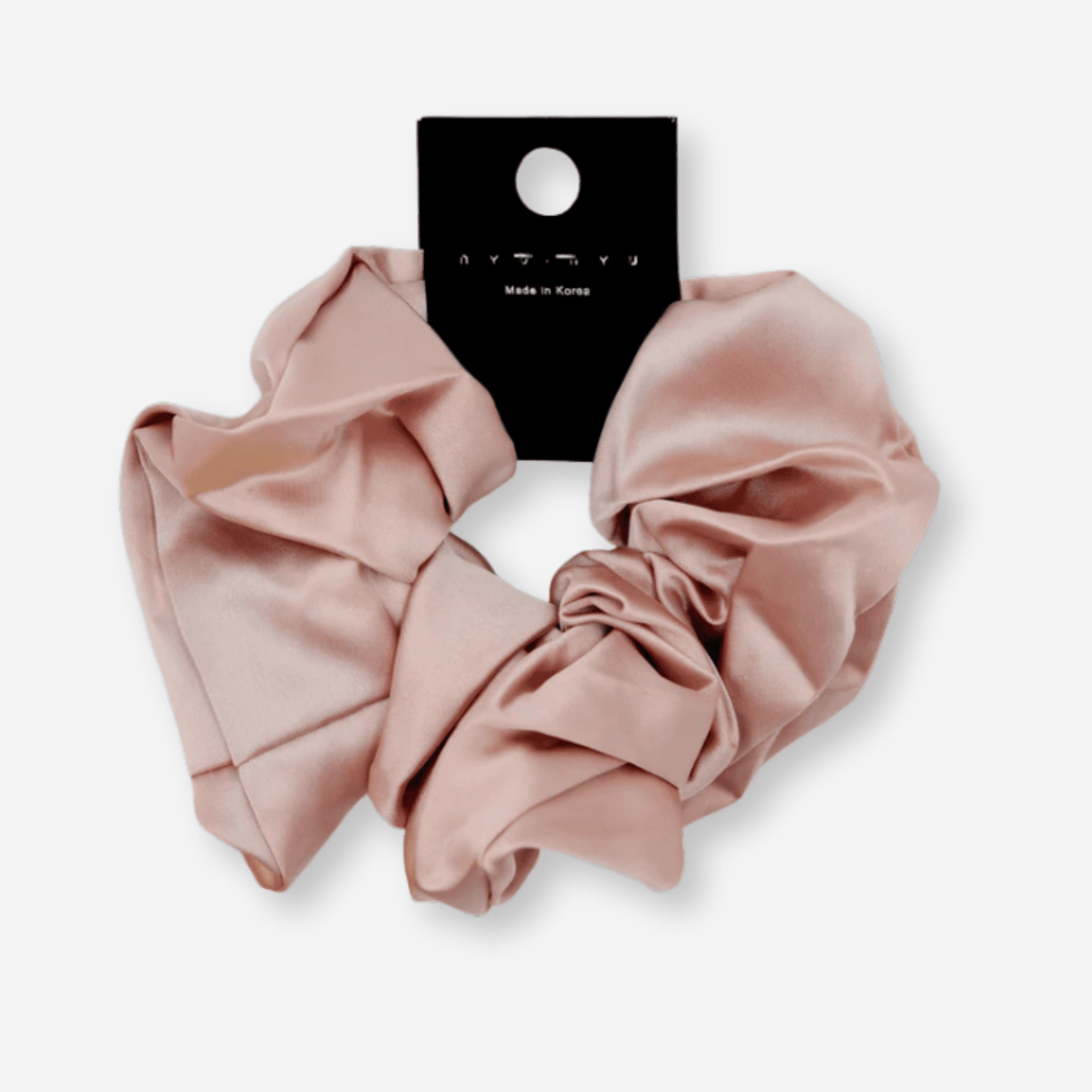 Gifts for her – Pink Silk Scrunchie chic everyday gift