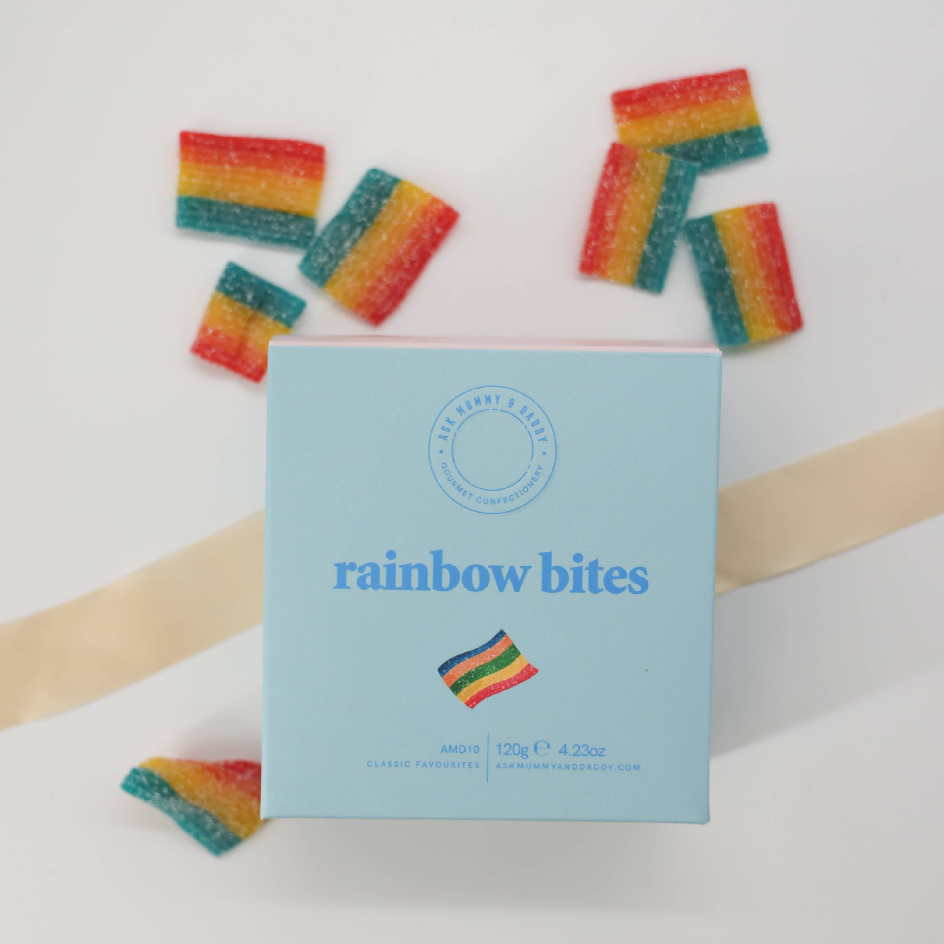 Rainbow Bites – colourful sweets gift for her with fruity flavour