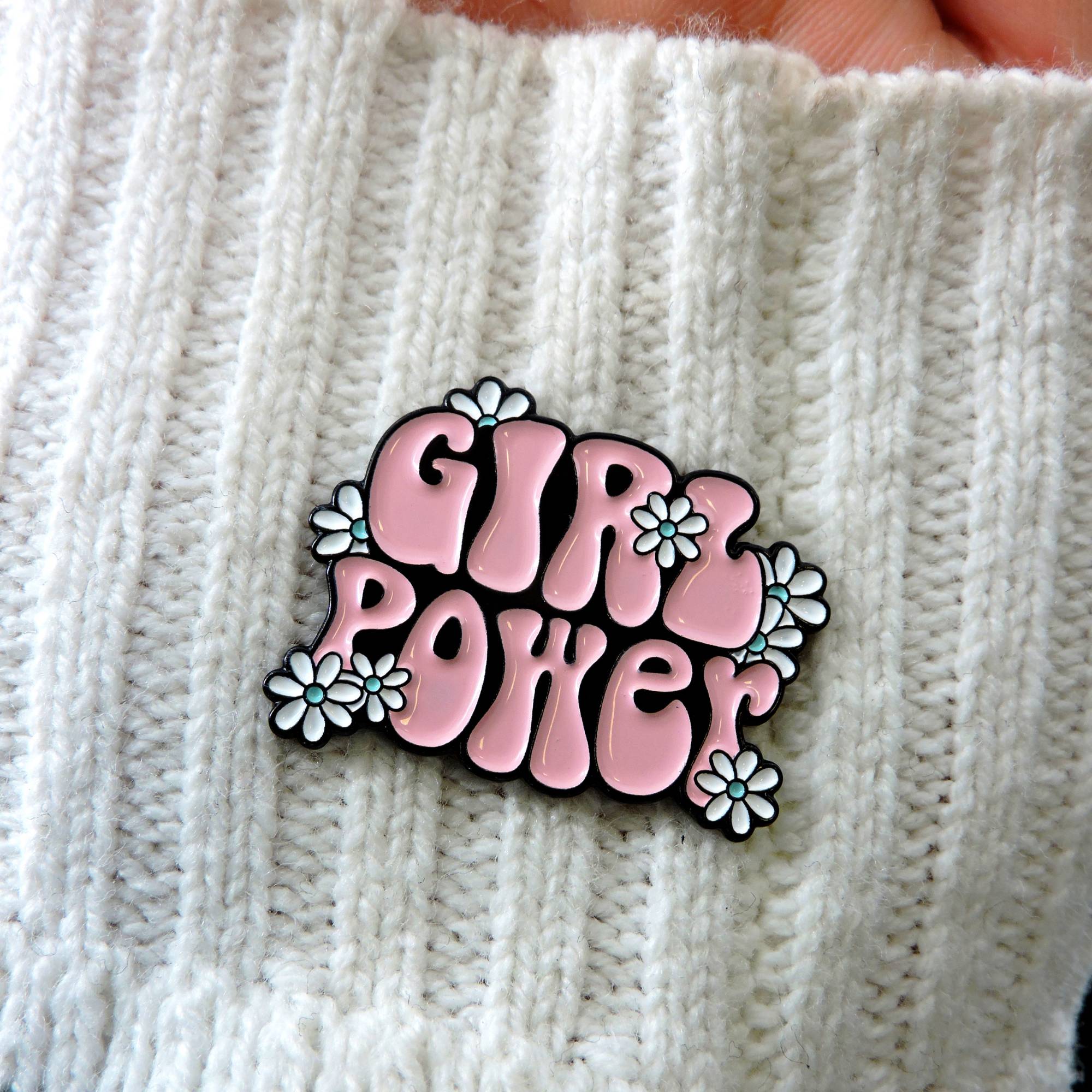 Girl Power Enamel Pin