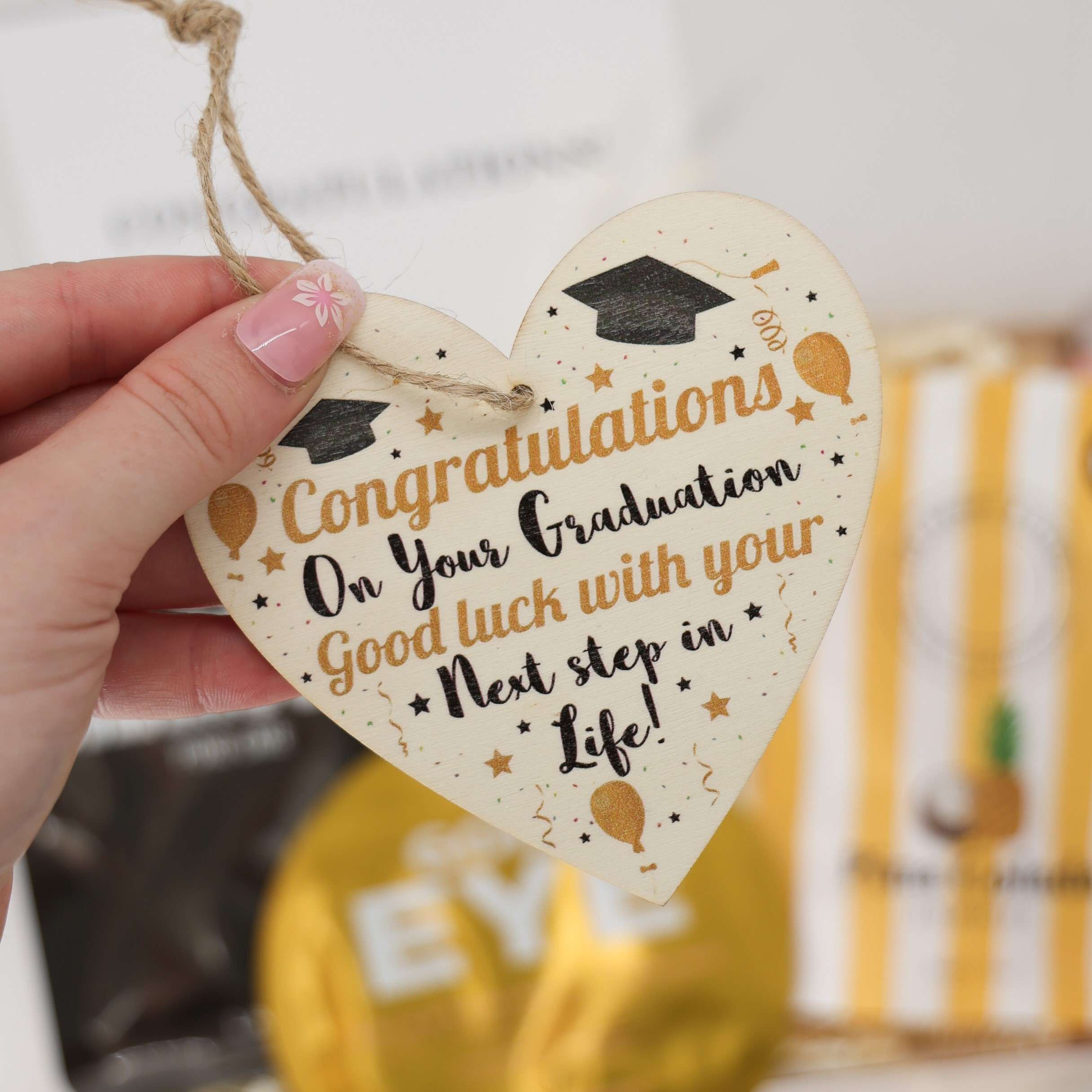 Celebrate graduation – pamper gift box with charcoal mask and keepsake hear