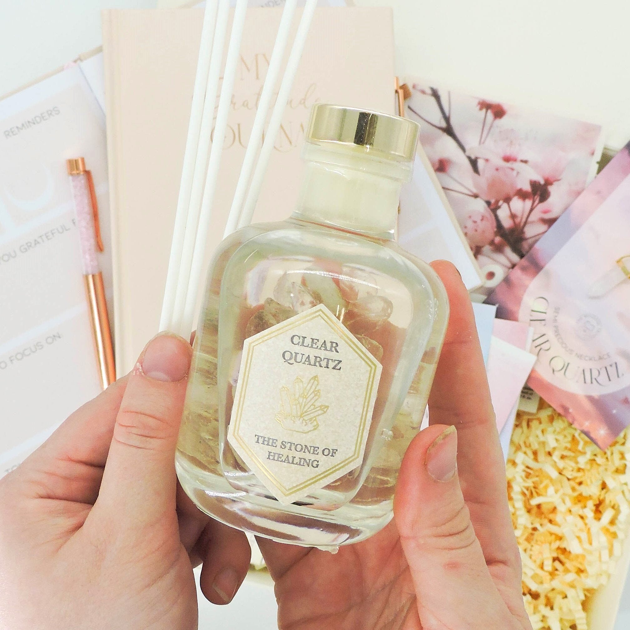 Wellbeing gift for her – Gratitude & Manifestation Box curated for clarity, calm, and soulful reflection
