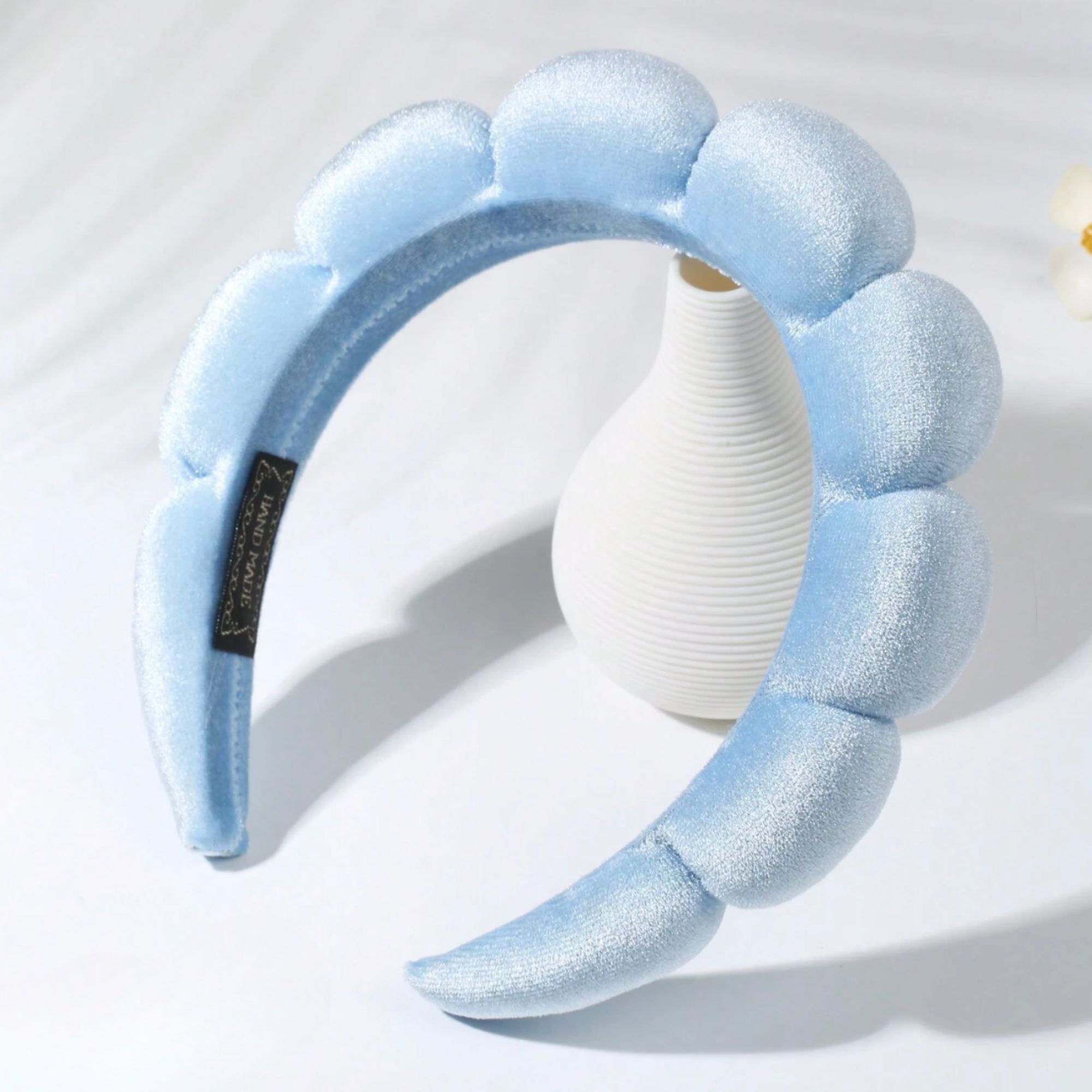 Velvet Headband - Blue