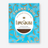 Love Cocoa Thank You Chocolate featuring a close-up of a decorative yellow ribbon, letter Y, and a blue and gold candy wrapper, ideal for gifting.