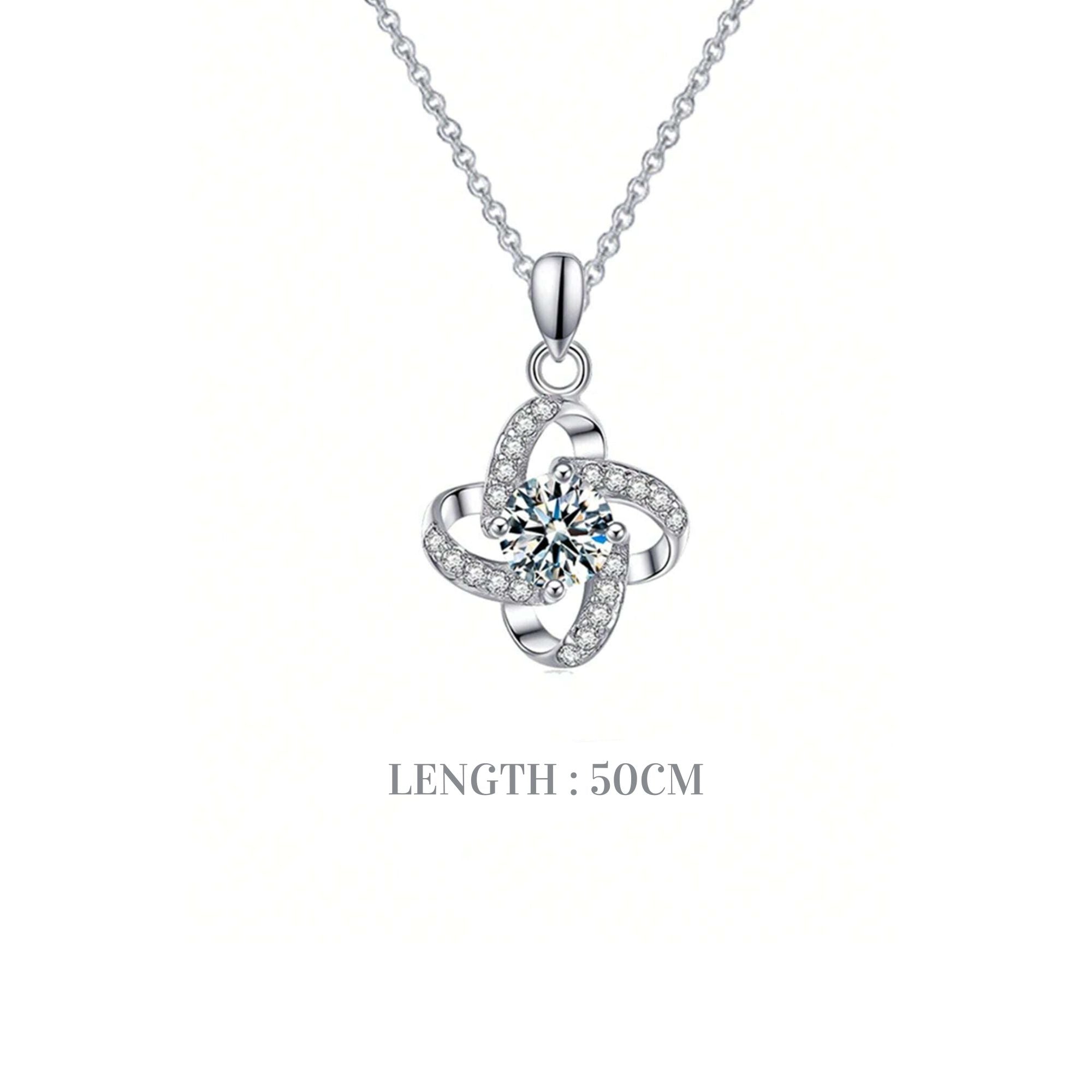 Lucky Clover Pendant Necklace - Mum