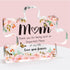 Mum Jigsaw Keepsake featuring a yellow butterfly with black wings, perfect for Mother&