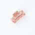 Pink Checkered Big Claw Hair Clip with a blush and cream checkered pattern, offering a vintage-inspired charm and secure grip for stylish everyday wear.