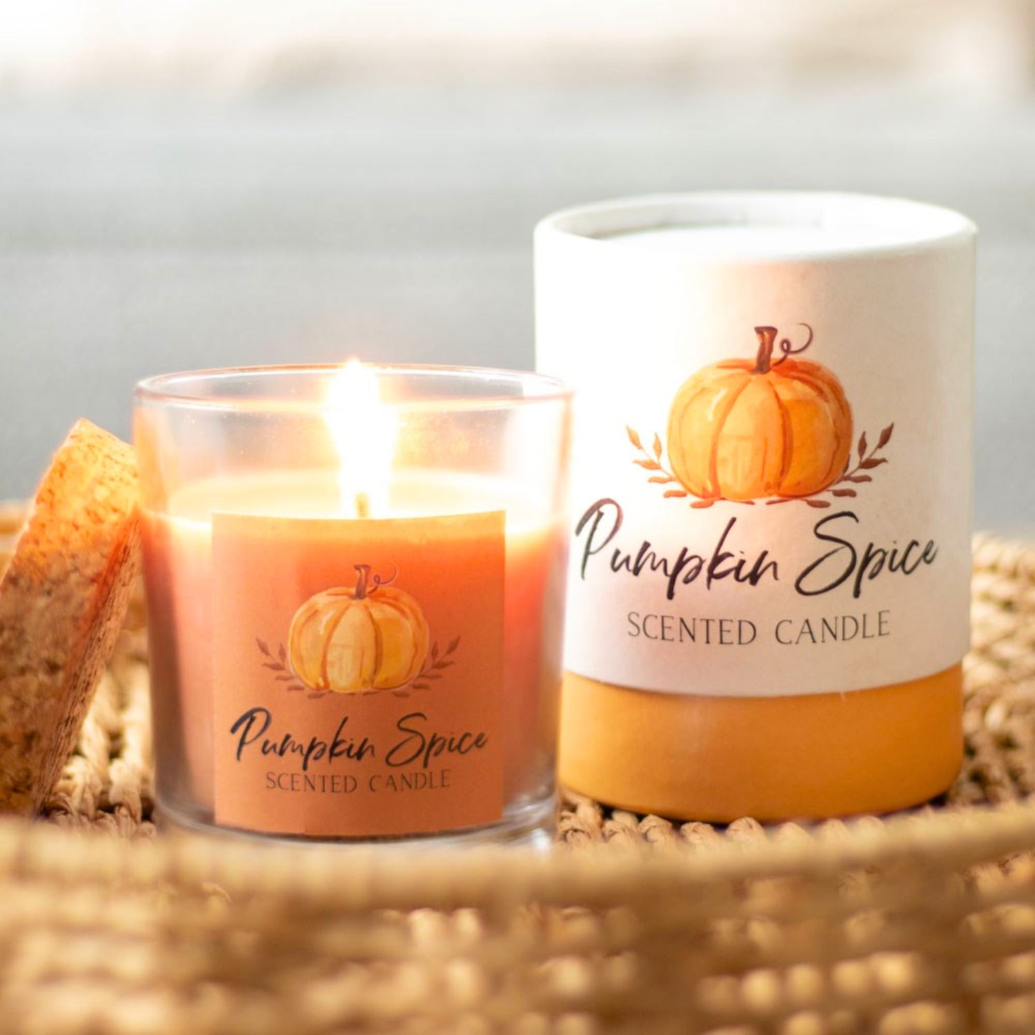 Warm Vanilla Scented Candle