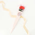 Red Carnation Soap Flower, a handcrafted soap resembling a carnation, perfect for gifting, offering a luxurious bath experience when dissolved in water.