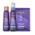 Wellness Pillow Pack featuring a bottle of Sleep Mist, a container of Salt Scrub, and a package of De-Stress Body Lotion, promoting restful sleep.