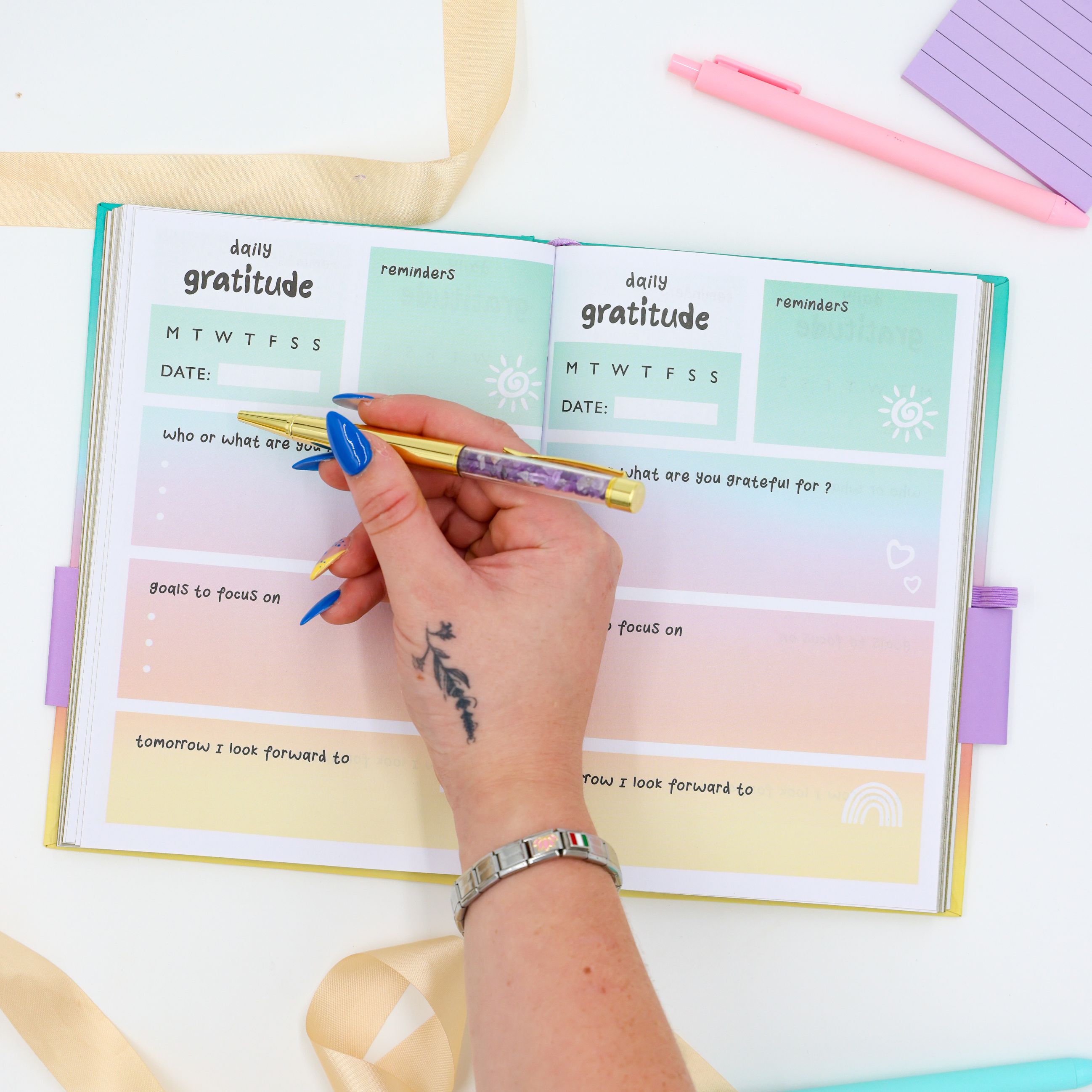 Self care gifts for her – journal to reflect and embrace positivity