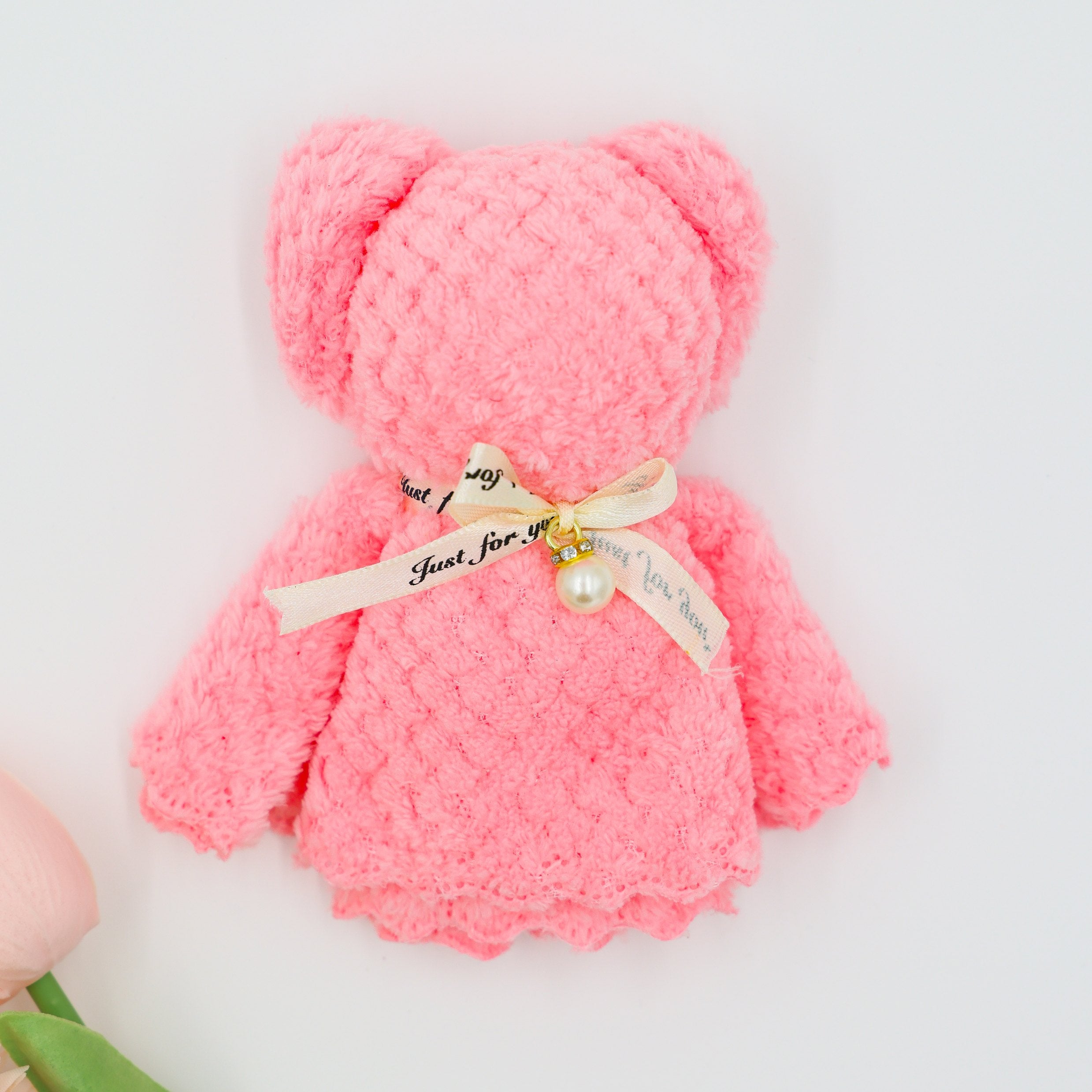 Self care gifts for her – Pink Teddy Towel fluffy bear design