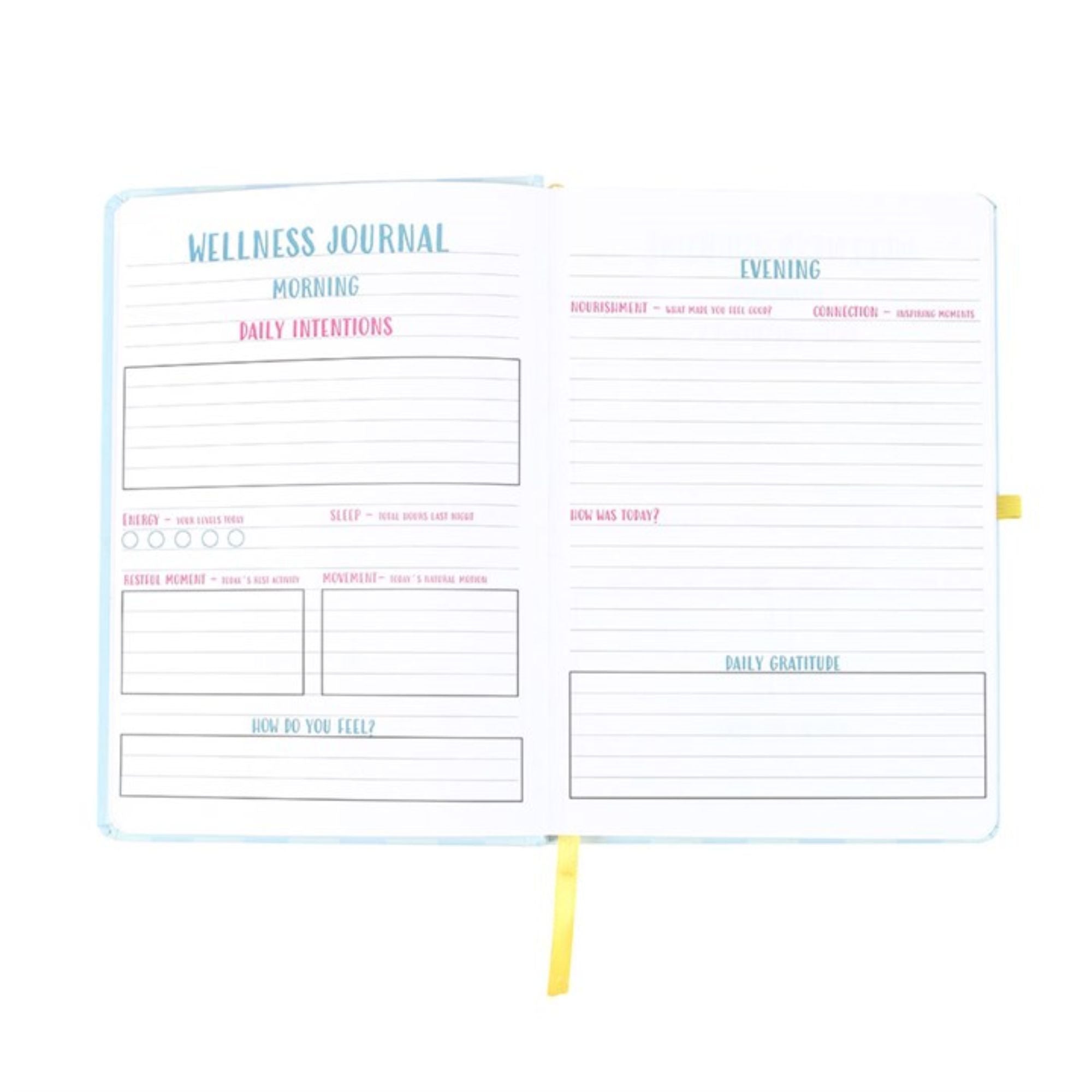 Be Kind To Your Mind Journal – self care gifts A5 wellness journal with elastic closure and motivational design