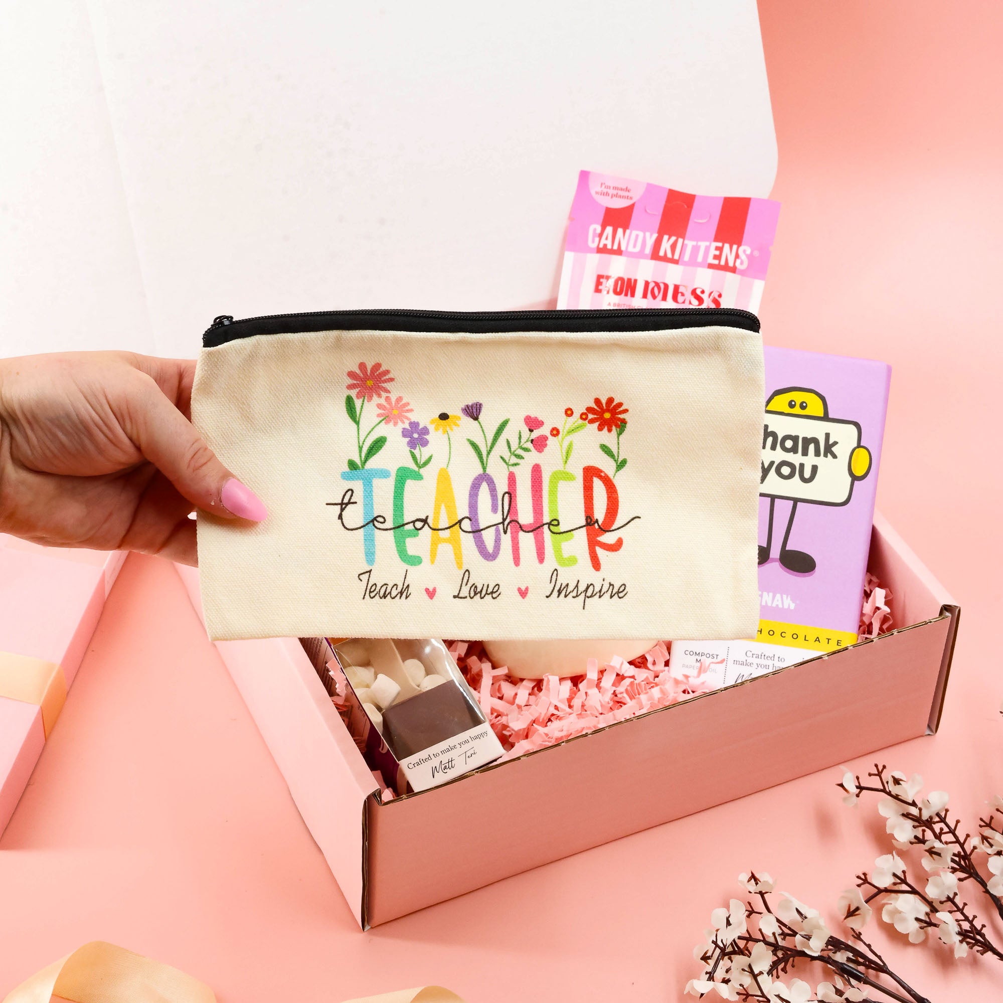 teacher thank you gift – end of term gift box for teachers