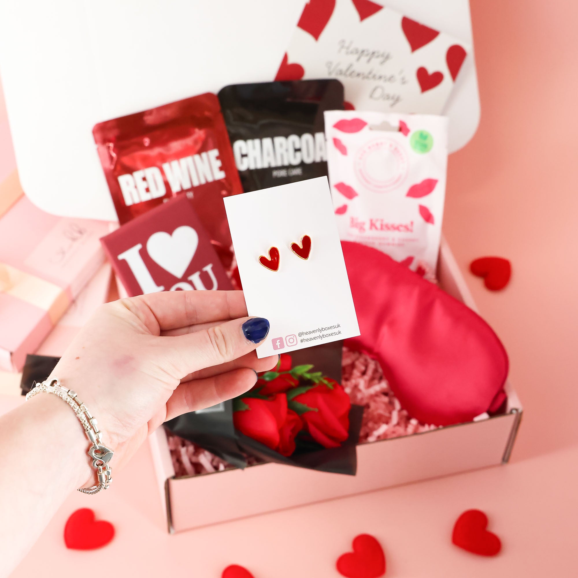 Valentines Present for Her – a premium indulgence box filled with sensual and indulgent treats.