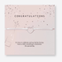 Congratulations Wish Bracelet – silver heart bracelet gift for her