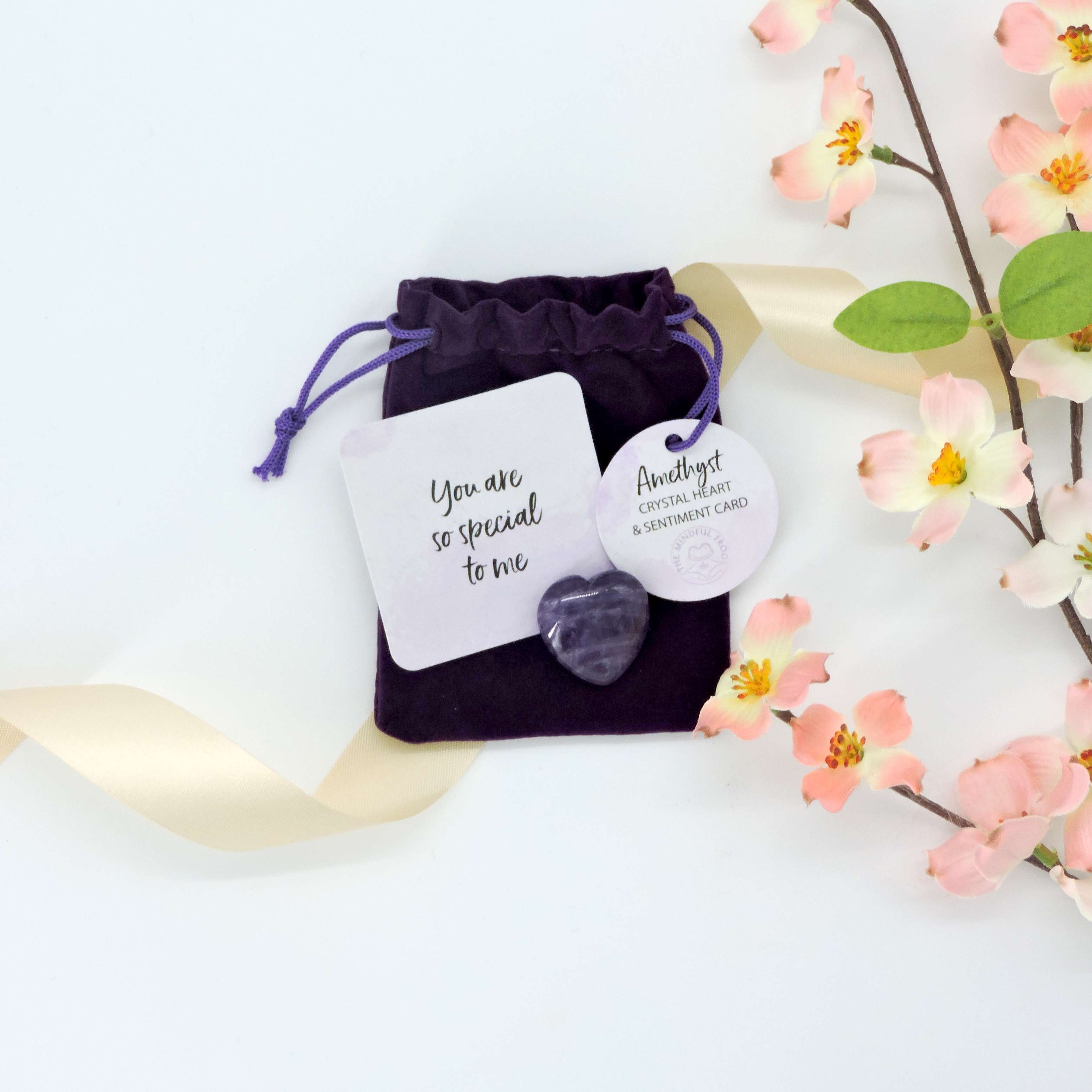 You Are Special Amethyst Crystal & Card