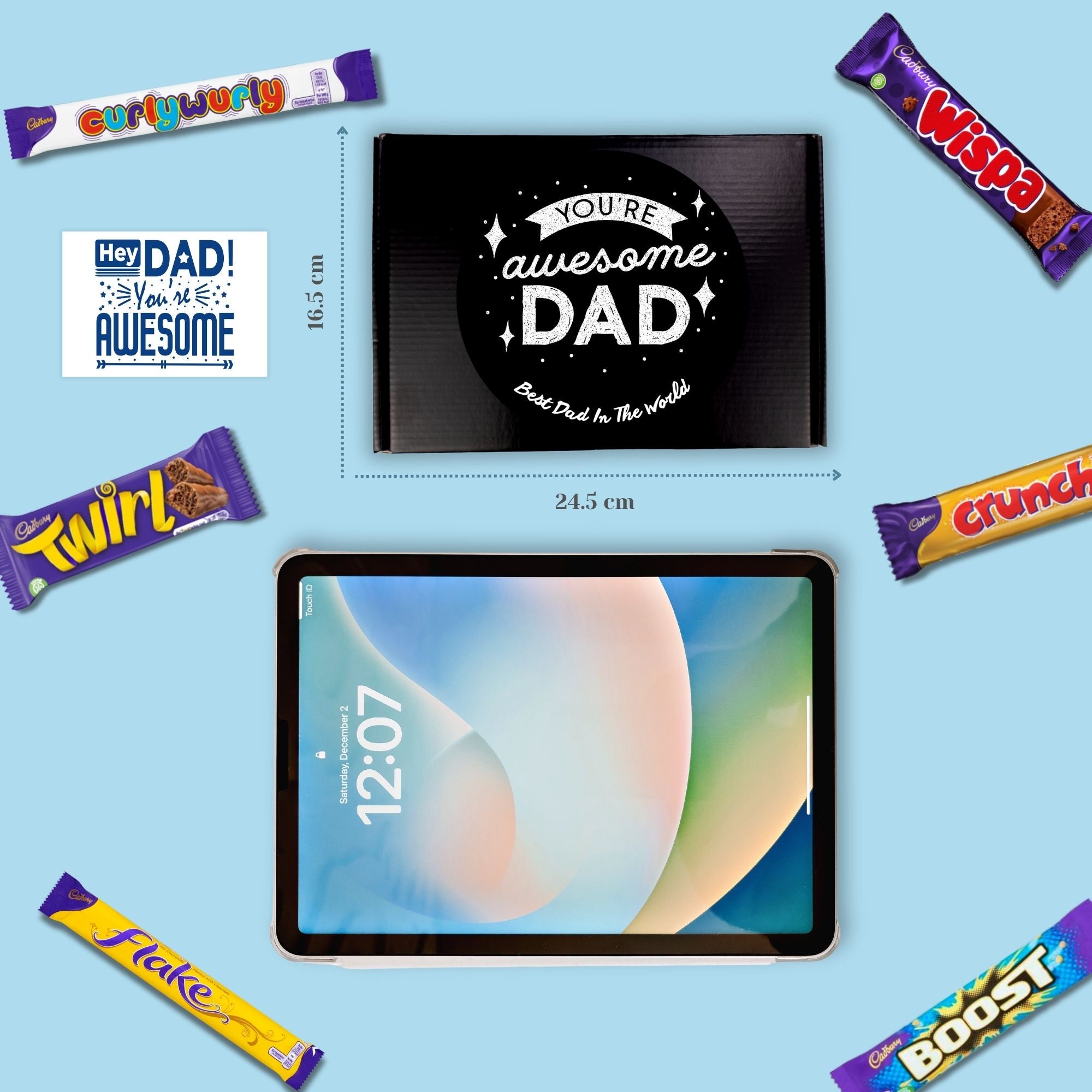 Personalised Best Dad Box – personalised gifts for dad featuring indulgent chocolates and custom packaging