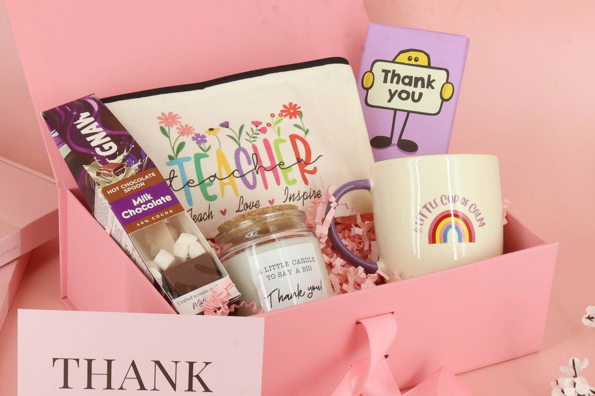 A beautifully presented self-care gift box