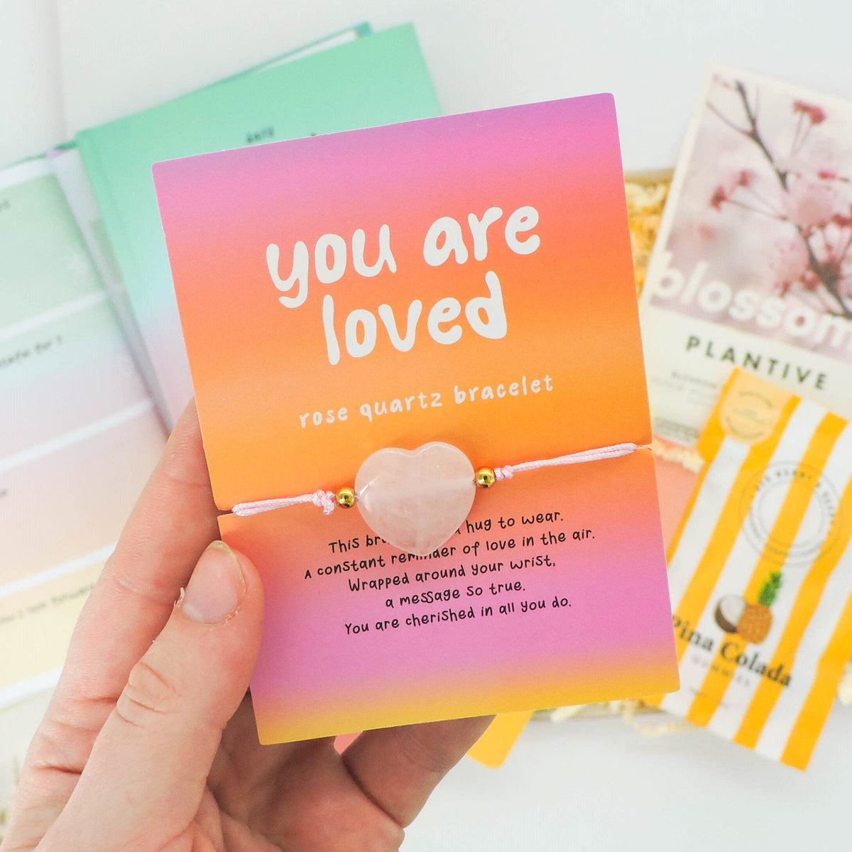 A beautifully presented self-care gift box