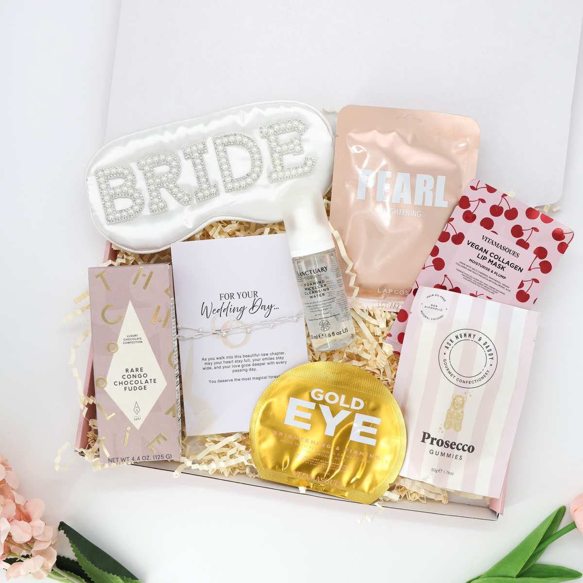 A beautifully presented self-care gift box
