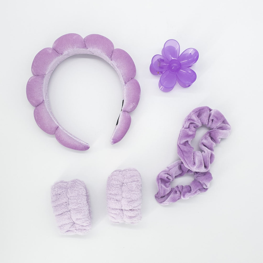6pcs Hairband Set Purple