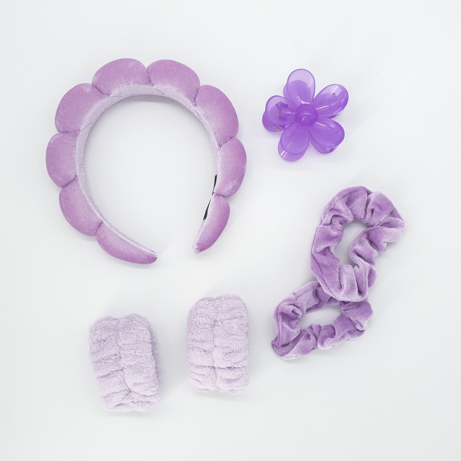 6pcs Hairband Set Purple
