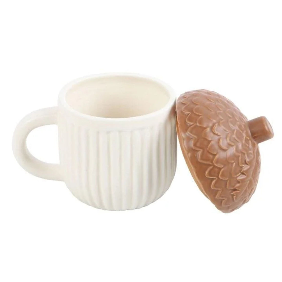Self Care Gift – Acorn Ceramic Mug for tea, coffee, and hot chocolate