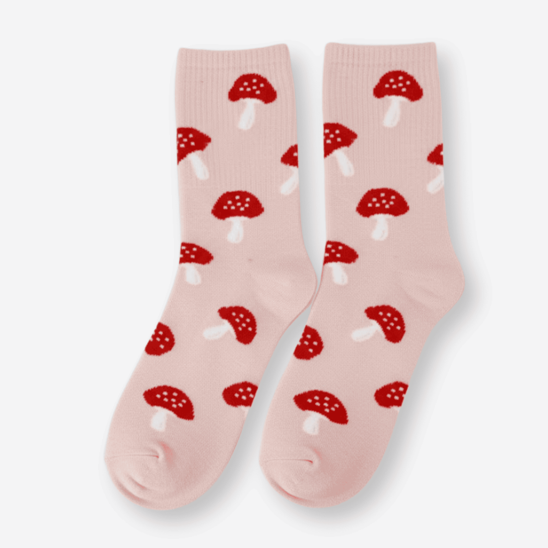 Self care gifts – Mushroom Print Socks for comfort and seasonal style