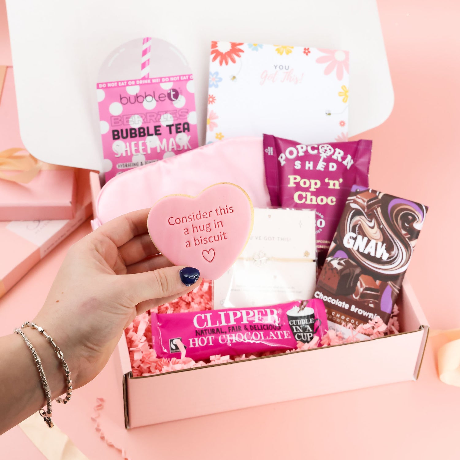 Selfcare gift – Believe in Yourself Mindfulness Gift with sleep mask, chocolate treats and affirmation card