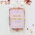 Birthday gift for her – Happy Birthday Himalayan Bath Salt with rose petals