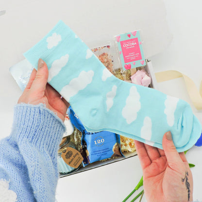 Hug In A Box Gifts – a soothing wellness hamper filled with indulgent pampering treats.