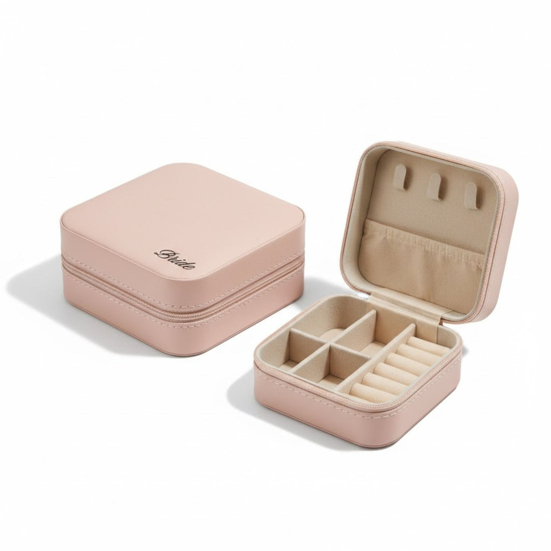 Pink Bride Jewellery Box – compact wedding keepsake for her