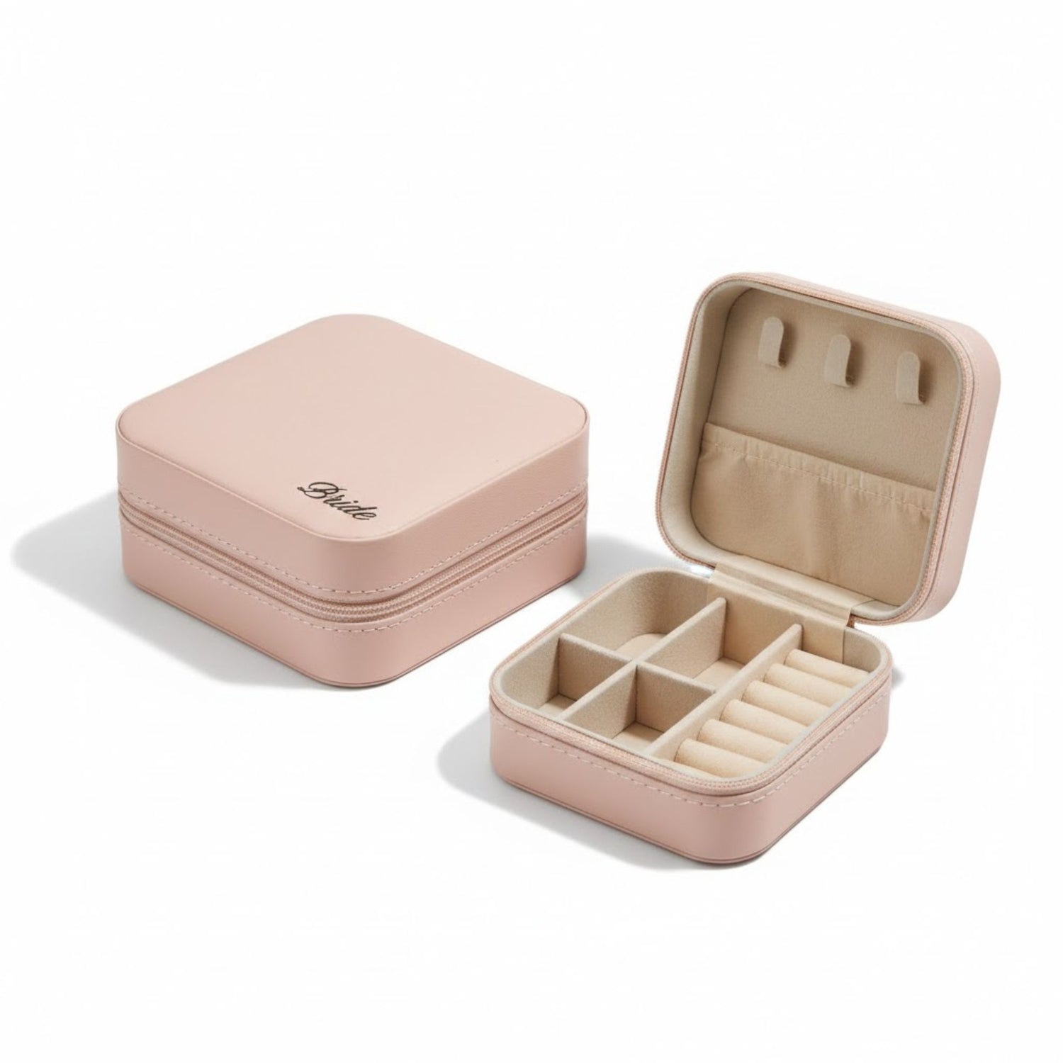 Pink Bride Jewellery Box – compact wedding keepsake for her